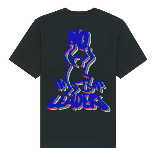 NO LEADERS© "DANCE" BLACK OVERSIZED TEE