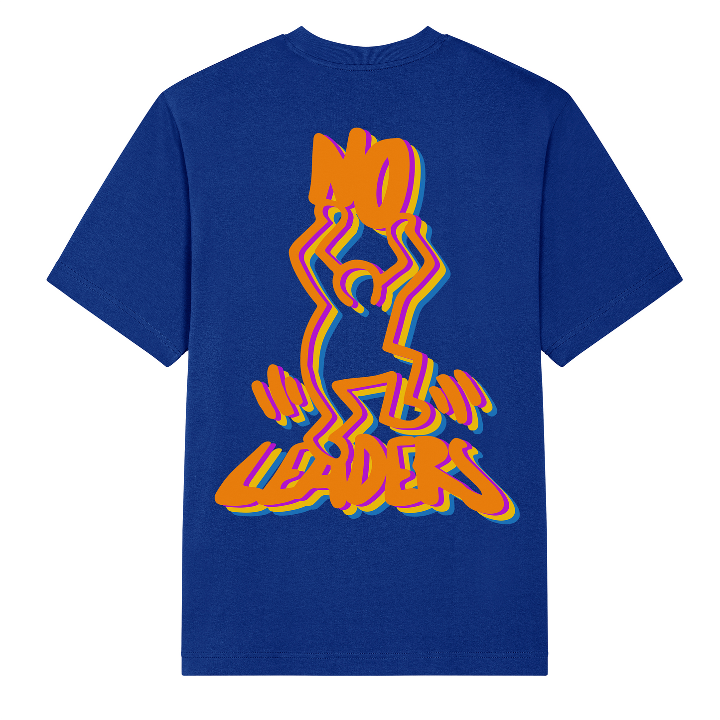 NO LEADERS© "DANCE" BLUE OVERSIZED TEE