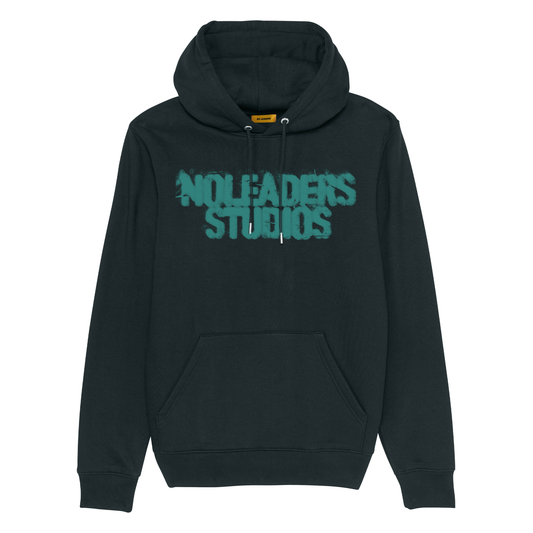 NO LEADERS© "STUDIO"  BLACK FITTED HOOD